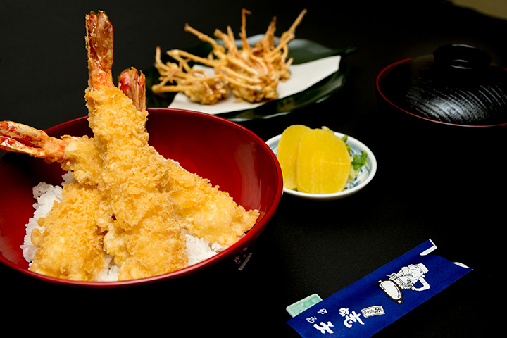 ぼたん蛯天丼